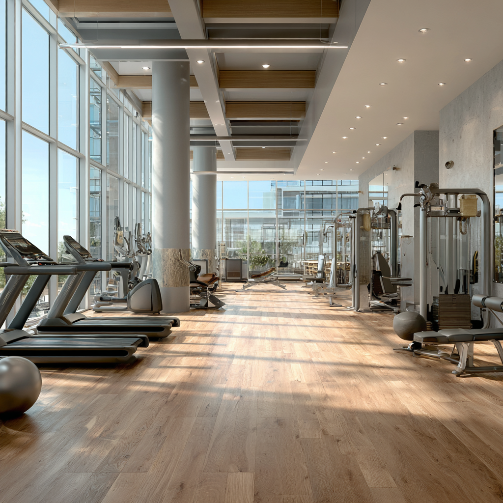 Fitness center and wellness area at MDI Helpline in Centerville, Ohio
